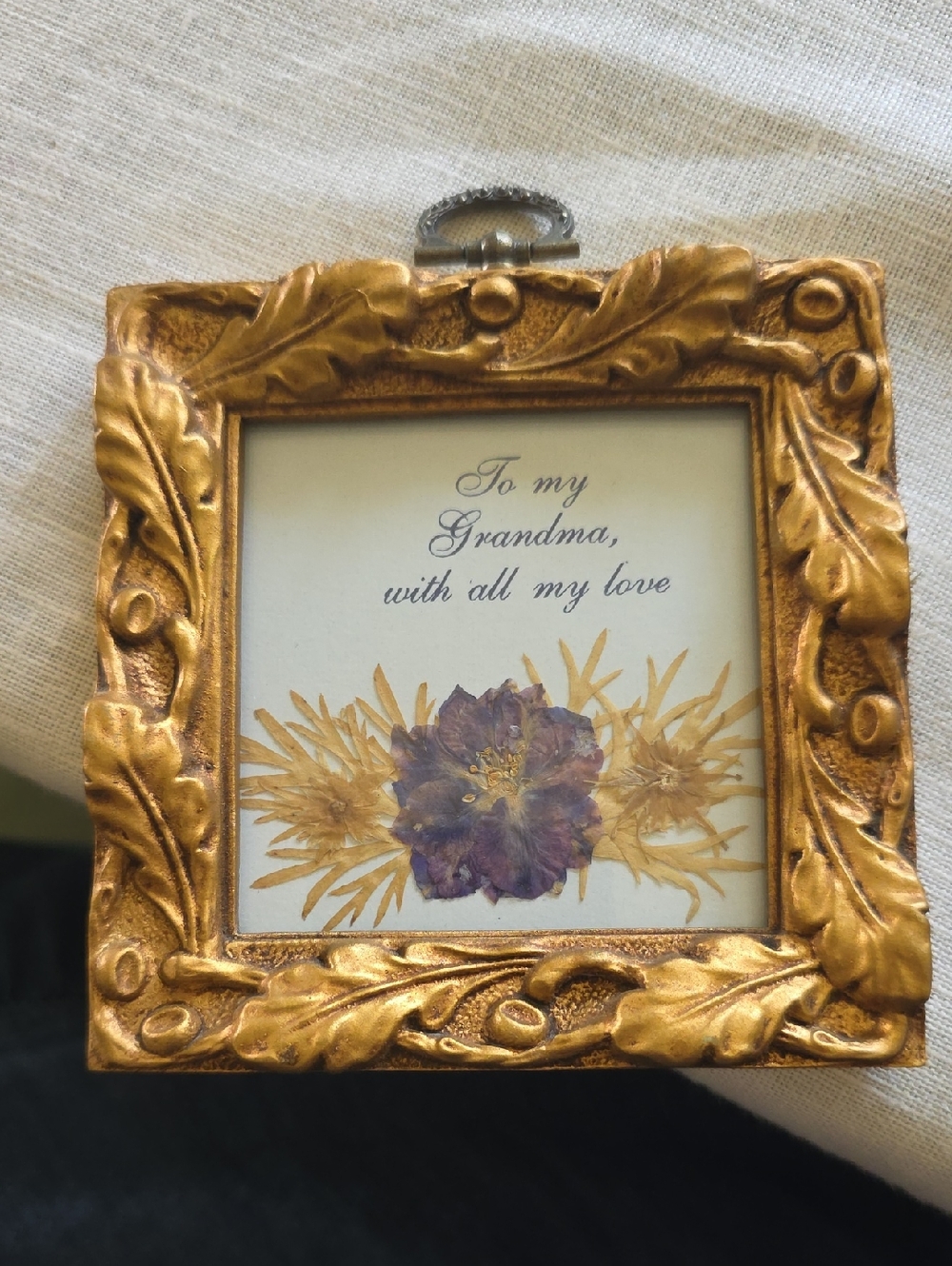 Gold Leaf Ornate Photo Frame - Classic Home Accent